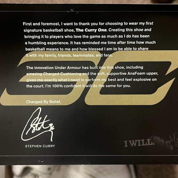 Steph curry CHAMPIONSHIP EDITION 1’s - Picture 5 of 8